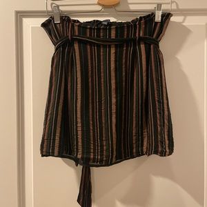 American Eagle Striped Skirt
